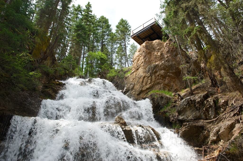 Beautiful image of Goldie-Creek waterfall.