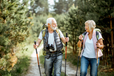 image of people hiking
